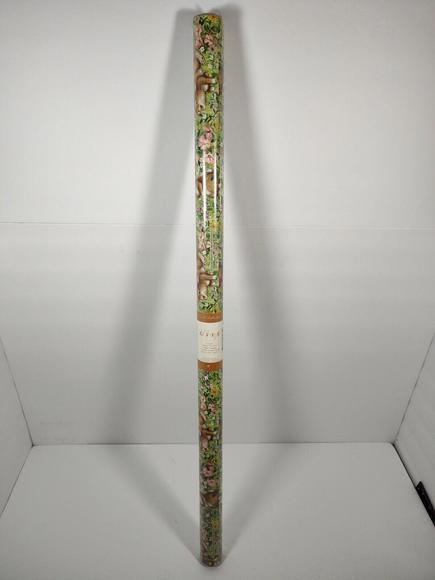 Vintage Lisa McCue/Fuzzy Tails Marcel Schurman Co Gift Wrap Made in USA NEW - Picture 4 of 9